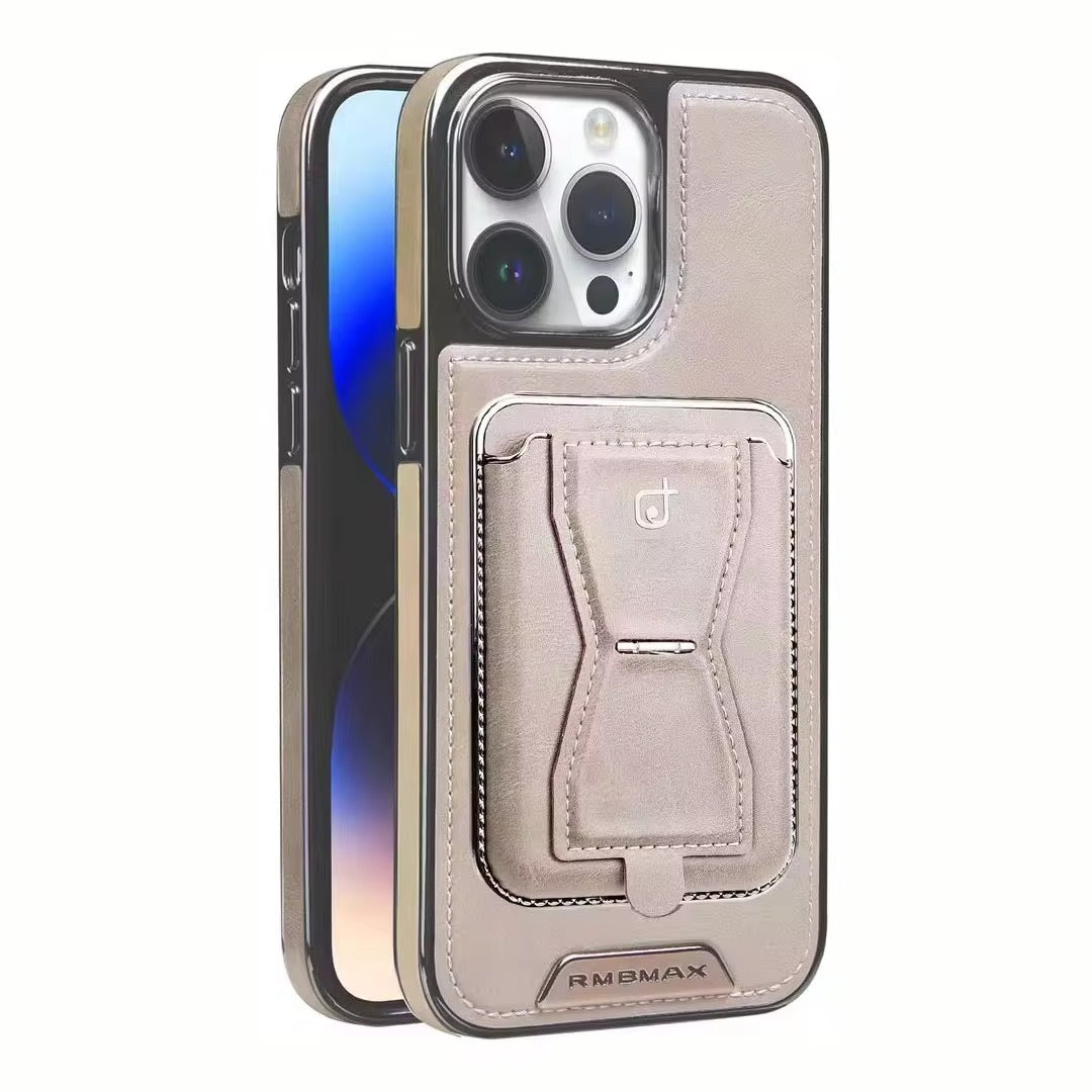 Premium MagSafe iPhone-Lederhülle mit magnetischem Kartenhalter – Stil, Schutz und Alltagstauglichkeit