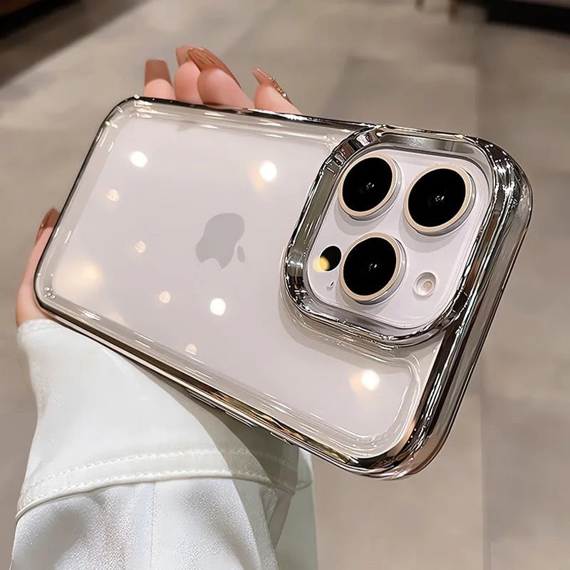 Transparente iPhone-Hüllen – Stoßfeste Acryl-Kantenabdeckung für die iPhone-Serie 11–16