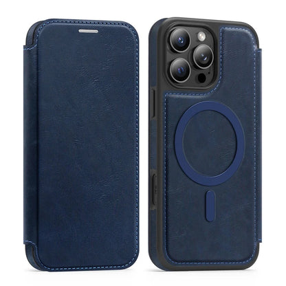 Luxuriöse MagSafe iPhone-Hülle aus Leder – 360°-Schutz, Kartenfach &amp; elegantes Design