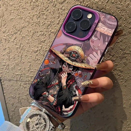 Anime Ones Pieces Luffys Handyhülle für iPhone 16/15/14/13/12
