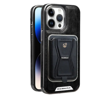 Premium MagSafe iPhone-Lederhülle mit magnetischem Kartenhalter – Stil, Schutz und Alltagstauglichkeit