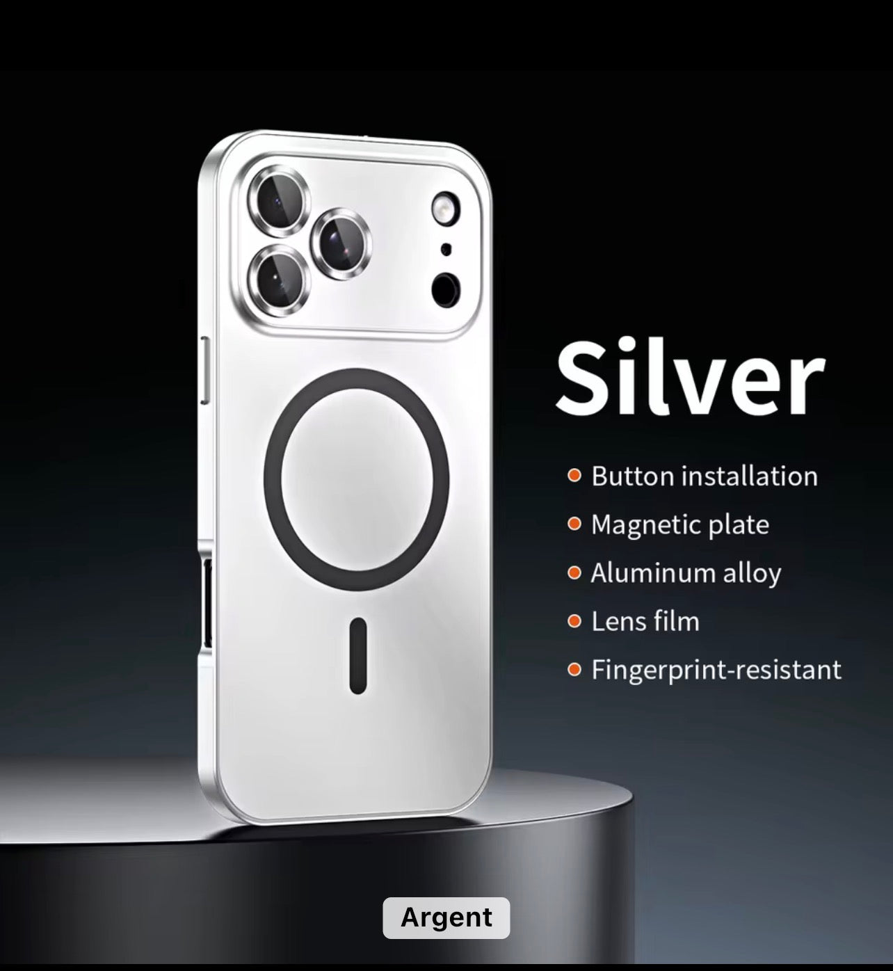 Vollmetall-iPhone-Hülle mit Kameraschutz &amp; MagSafe-Kompatibilität – Robuste 360°-Abdeckung für Rundumschutz