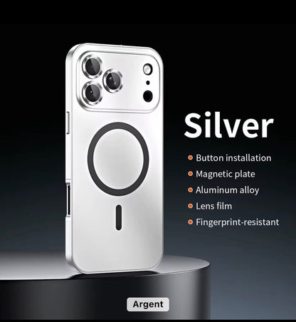 Vollmetall-iPhone-Hülle mit Kameraschutz &amp; MagSafe-Kompatibilität – Robuste 360°-Abdeckung für Rundumschutz