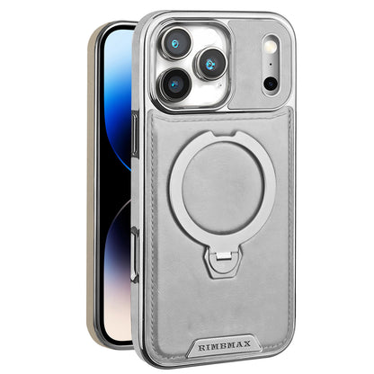 Luxuriöse MagSafe iPhone-Hülle aus Leder mit integriertem Ständer – für alle, die echte Qualität schätzen