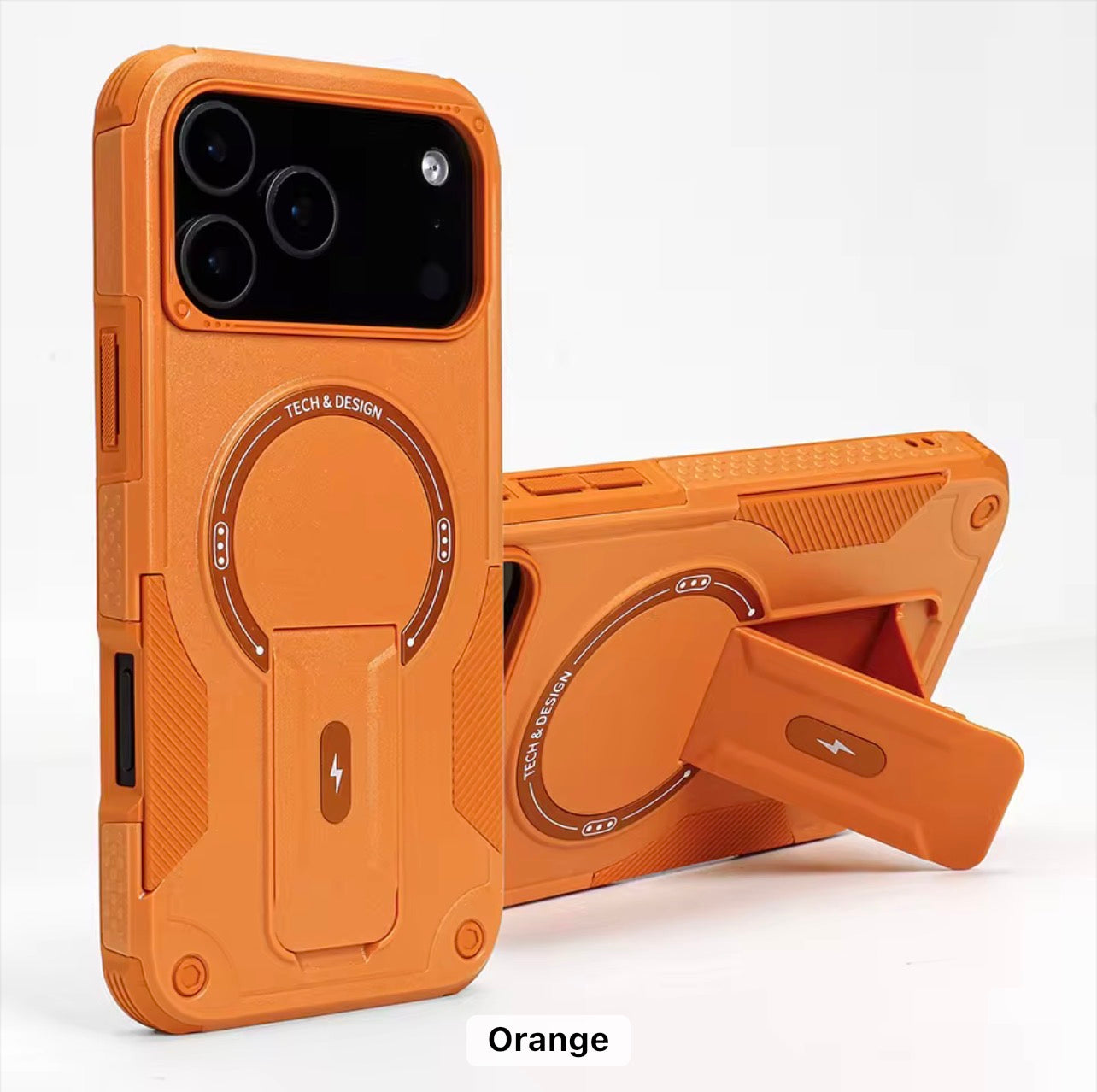 MagSafe Stoßfeste Hülle für iPhone 12–17 Pro Max – Robuster Schutz, Aufstellfunktion &amp; verschiedene Farben