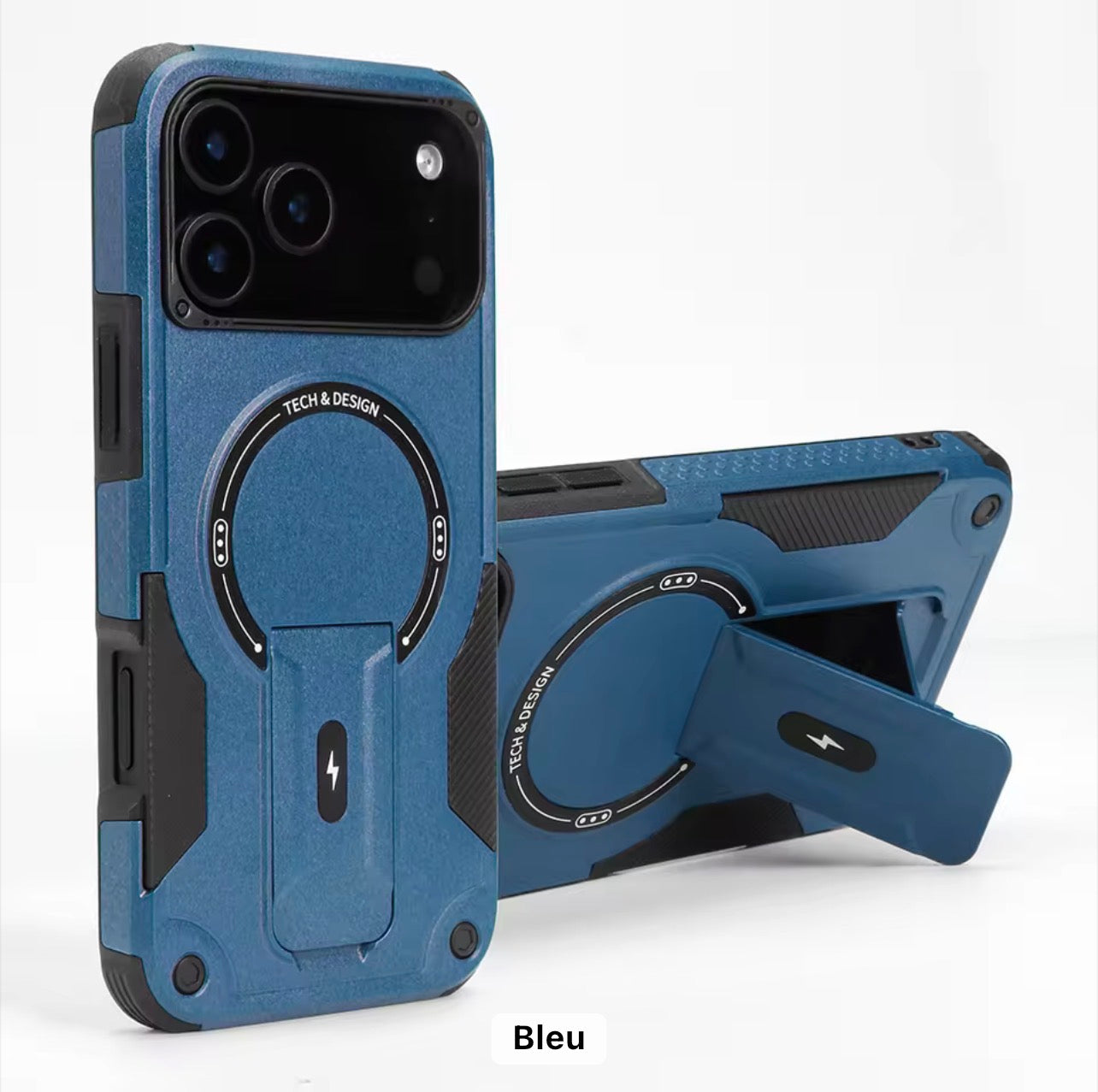 MagSafe Stoßfeste Hülle für iPhone 12–17 Pro Max – Robuster Schutz, Aufstellfunktion &amp; verschiedene Farben