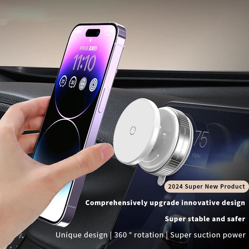 360° drehbarer magnetischer Telefonhalter – Autohalterung für Navigation, Video und mehr