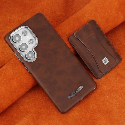 Luxuriöse magnetische Lederhülle mit Brieftasche für Samsung Ultra – eleganter Schutz trifft auf zeitlose Eleganz