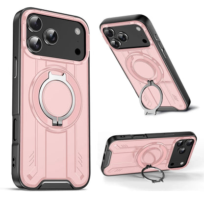 Stoßfeste Magnethülle mit Ringständer – 360°-Schutz &amp; freihändiger Komfort für iPhone