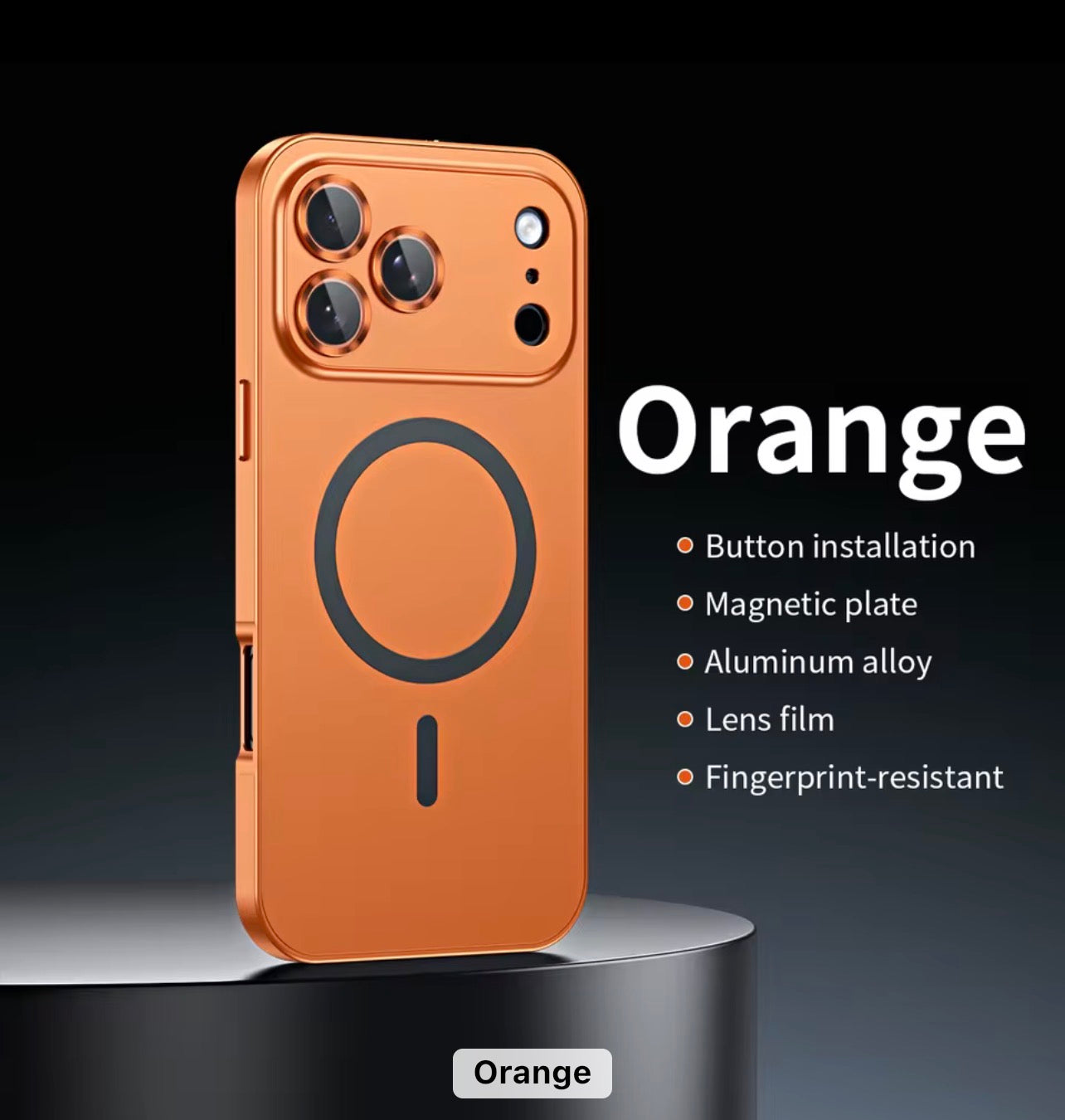 Vollmetall-iPhone-Hülle mit Kameraschutz &amp; MagSafe-Kompatibilität – Robuste 360°-Abdeckung für Rundumschutz