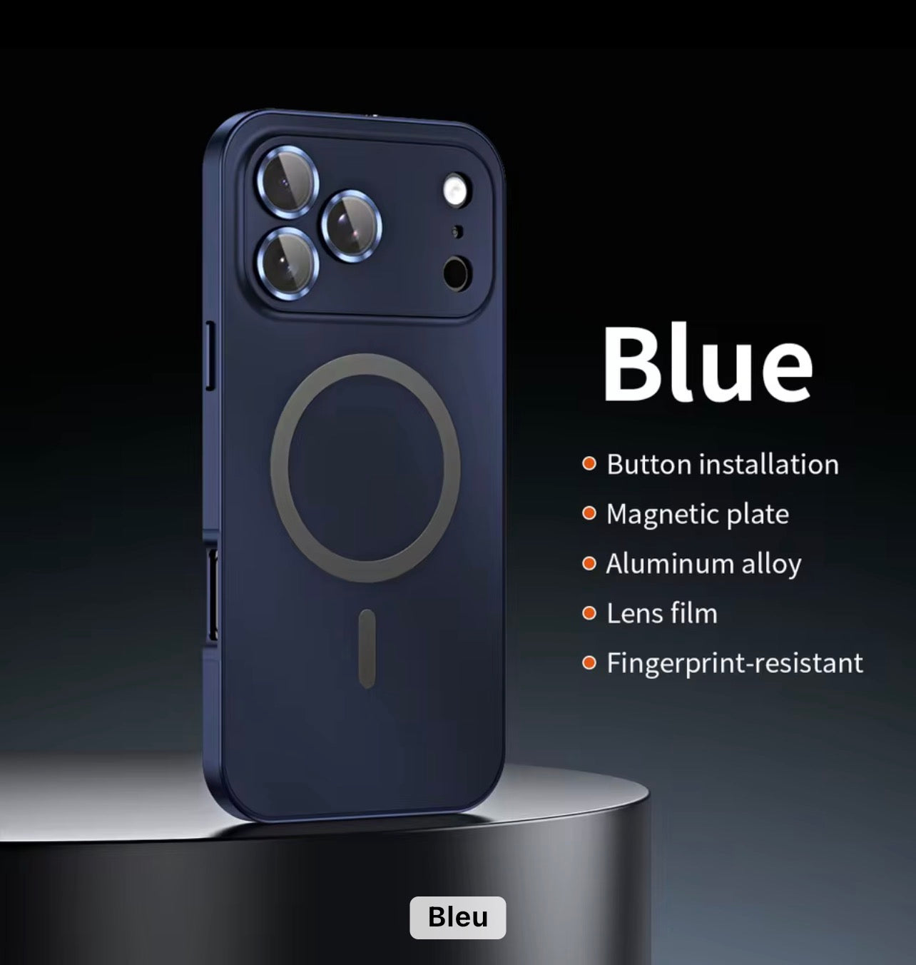 Vollmetall-iPhone-Hülle mit Kameraschutz &amp; MagSafe-Kompatibilität – Robuste 360°-Abdeckung für Rundumschutz