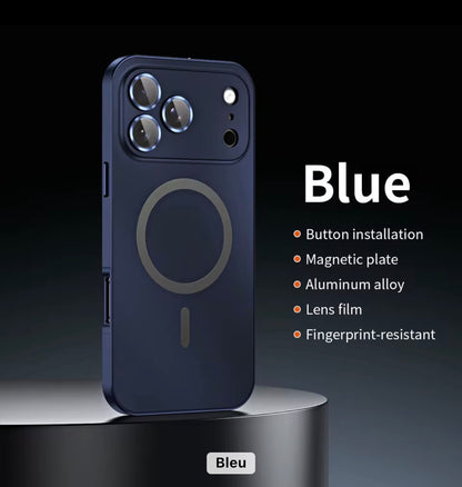 Vollmetall-iPhone-Hülle mit Kameraschutz &amp; MagSafe-Kompatibilität – Robuste 360°-Abdeckung für Rundumschutz