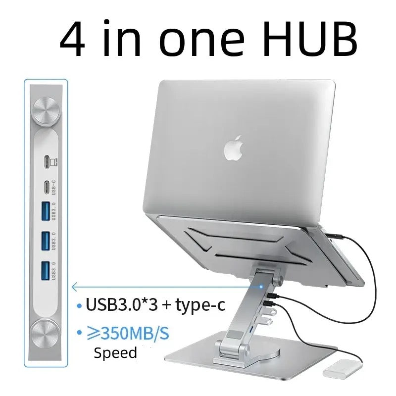 Laptopständer mit integriertem USB-Hub