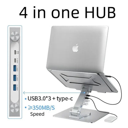 Laptopständer mit integriertem USB-Hub