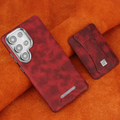 Luxuriöse magnetische Lederhülle mit Brieftasche für Samsung Ultra – eleganter Schutz trifft auf zeitlose Eleganz