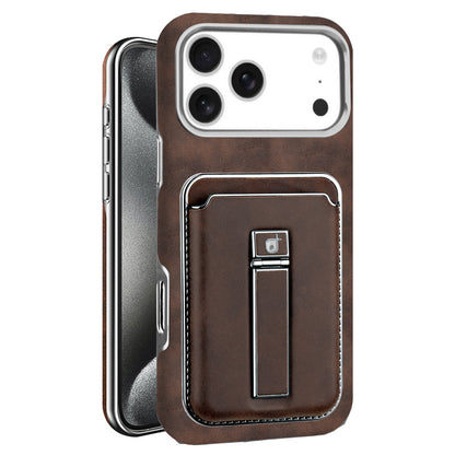 Magnetische Lederhülle für das iPhone mit Ständer und Kartenhalter – Schützend und stilvoll