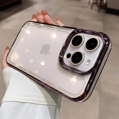 Transparente iPhone-Hüllen – Stoßfeste Acryl-Kantenabdeckung für die iPhone-Serie 11–16